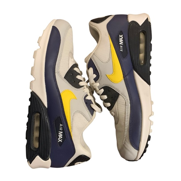 Nike Other - Men’s Nike Air Max Sneakers in Navy Blue and Yellow